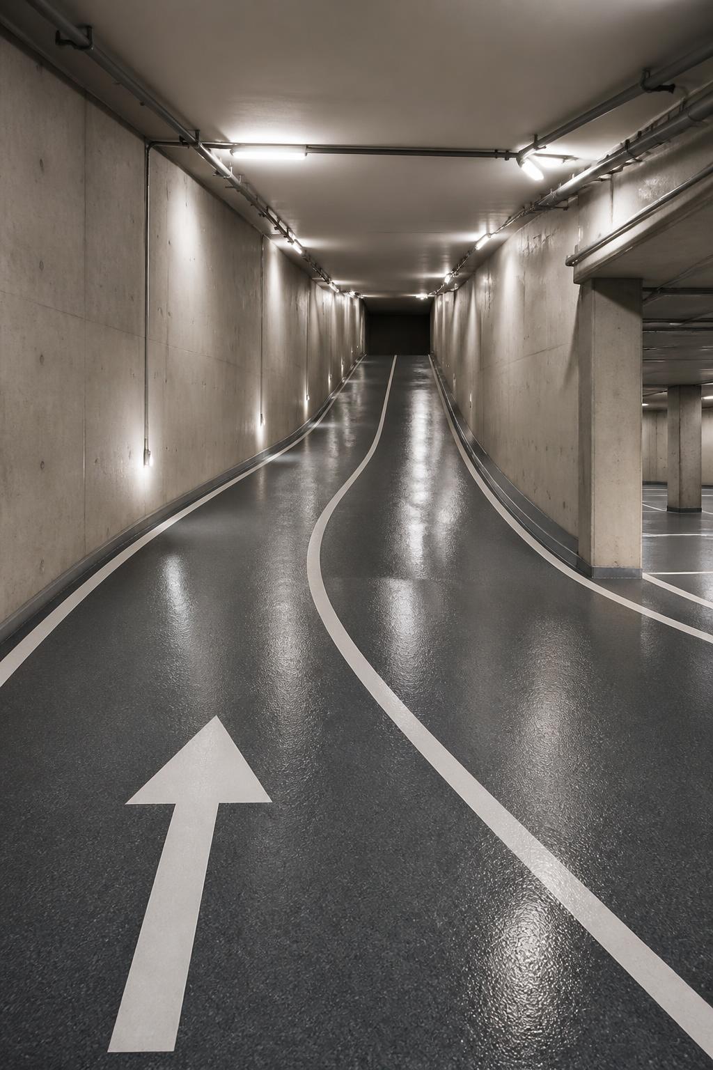 Non-Slip Flooring — Parking Ramp